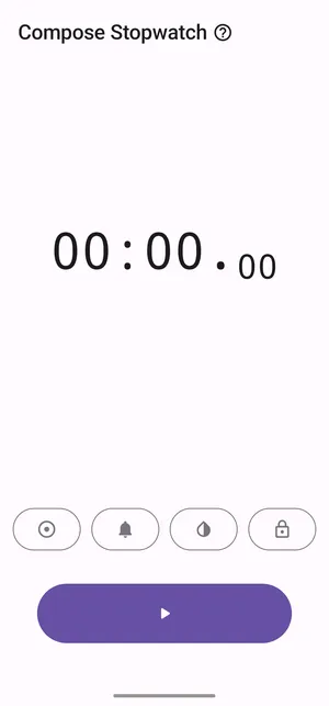 Compose Stopwatch